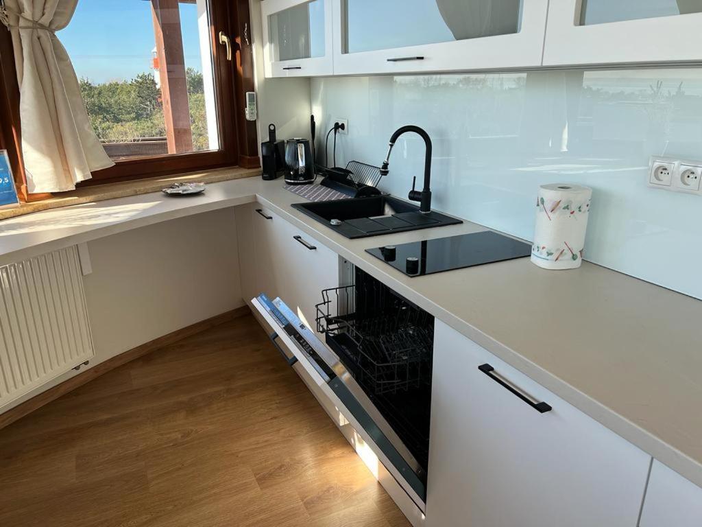 Dom Zdrojowy Apartament "Widokowy" Apartment Jastarnia Bagian luar foto